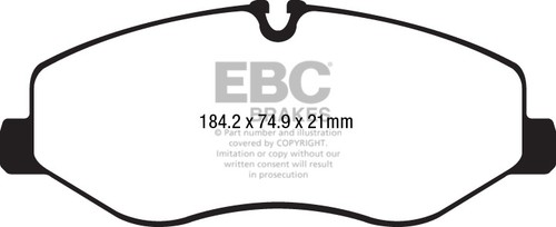Pastiglie freno ebc ultimax2 - freno,