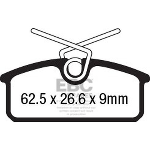 Pastiglie freno ebc ultimax2 - pastiglie,