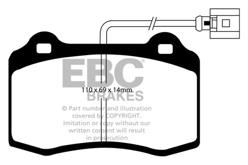 Pastiglie freno ebc ultimax2 - pastiglie,
