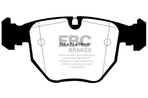 Pastiglie freno ebc ultimax2 - freno,