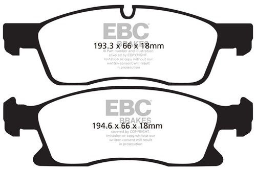 Pastiglie freno ebc ultimax2 - freno,