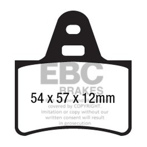 Pastiglie freno ebc - pastiglie,