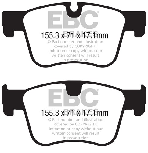 Pastiglie freno ebc ultimax2 - freno,